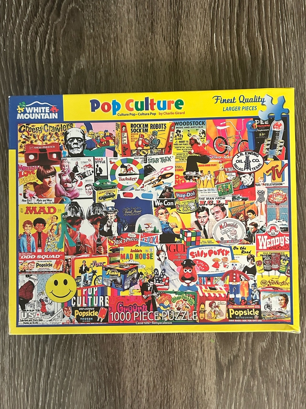 White Mountain Pop Culture 1000-Piece Puzzle